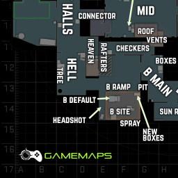 Cache Map — Counter Strike: Global Offensive Interactive Map | GameMaps