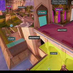 Overwatch Diffuse Map Oasis – Map Overview Map — Overwatch Interactive Map | GameMaps
