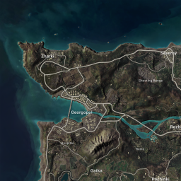 Erangel Map — PlayerUnknown's Battlegrounds (PUBG) Interactive Map ...
