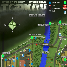 Customs 3D Updated Map — Escape From Tarkov Interactive Map | GameMaps