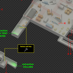 Factory 3d Updated Map — Escape From Tarkov Interactive Map | GameMaps