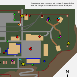 Reserve 2D Map — Escape From Tarkov Interactive Map | GameMaps
