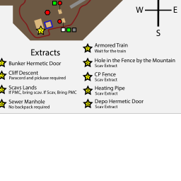 Reserve 2D Map — Escape From Tarkov Interactive Map | GameMaps
