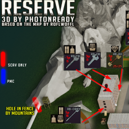 Reserve 3D Map — Escape From Tarkov Interactive Map | GameMaps