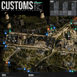 Escape From Tarkov Customs Map Exits Escape From Tarkov Customs Map
