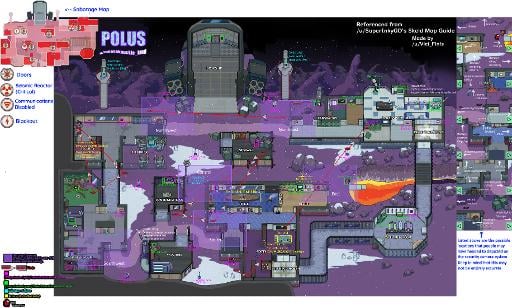 Polus Map Among Us Interactive Map GameMaps Polus Guide 